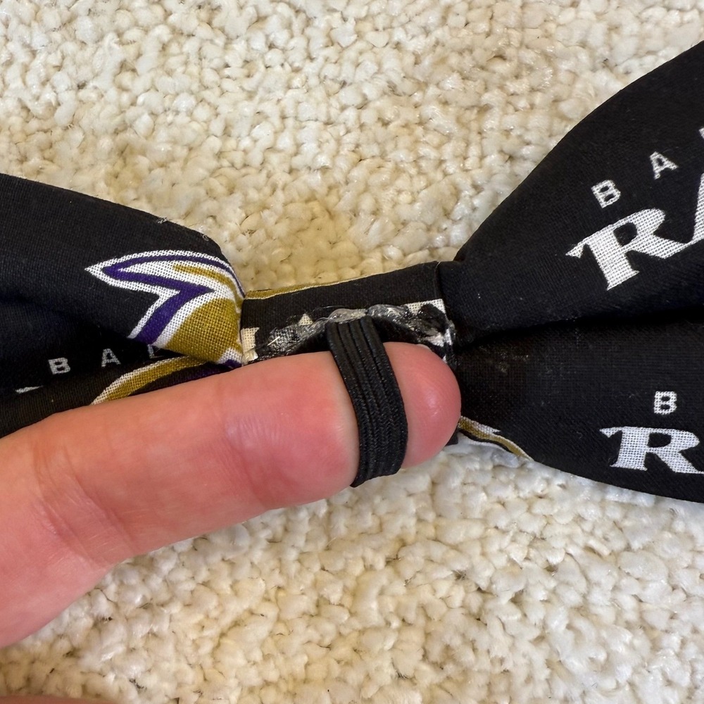 NWOT Pet Bow Tie Atticus Baltimore Ravens NFL Football‎ - Picture 3 of 5